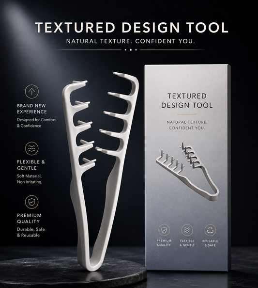 Men's Styling Comb - Bangs Hair Comb, Textured Multi-tooth Hair Comb for Fluffy Hair Combing